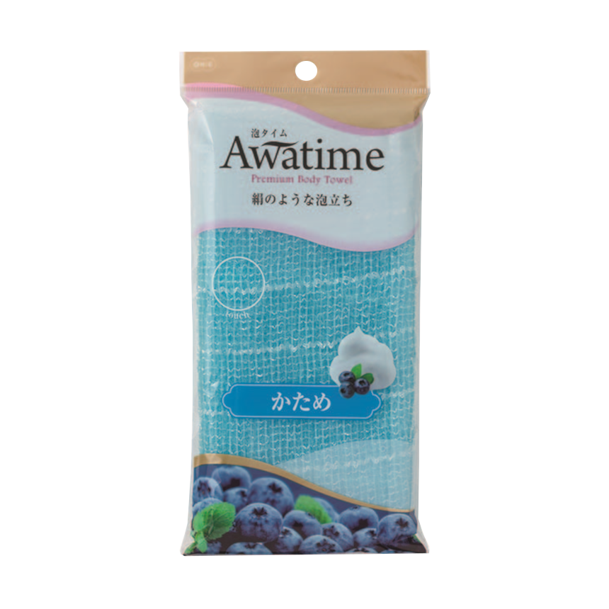 泡タイム　ボディタオル　かため